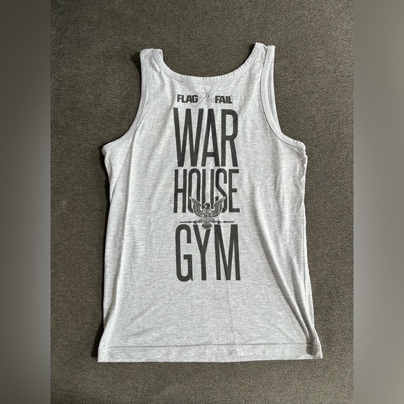 Very rare!!War House Gym/Flag Nor Fail Men’s tank top - Picture 2 of 3